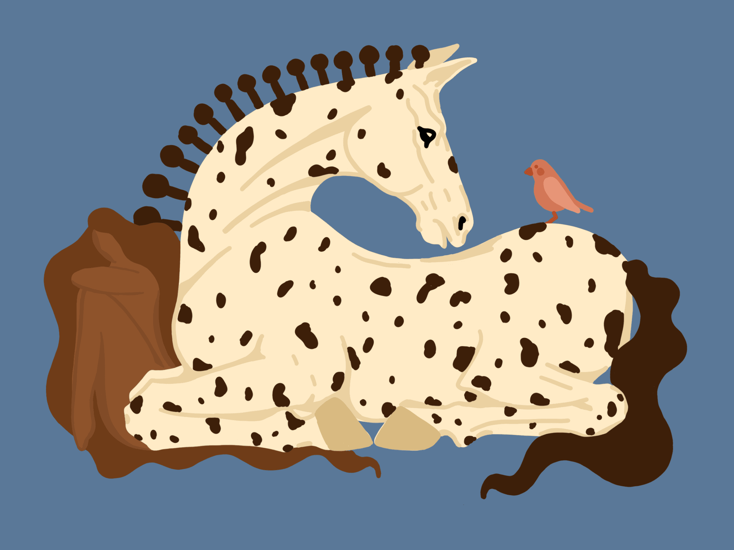Print digital - cavalo